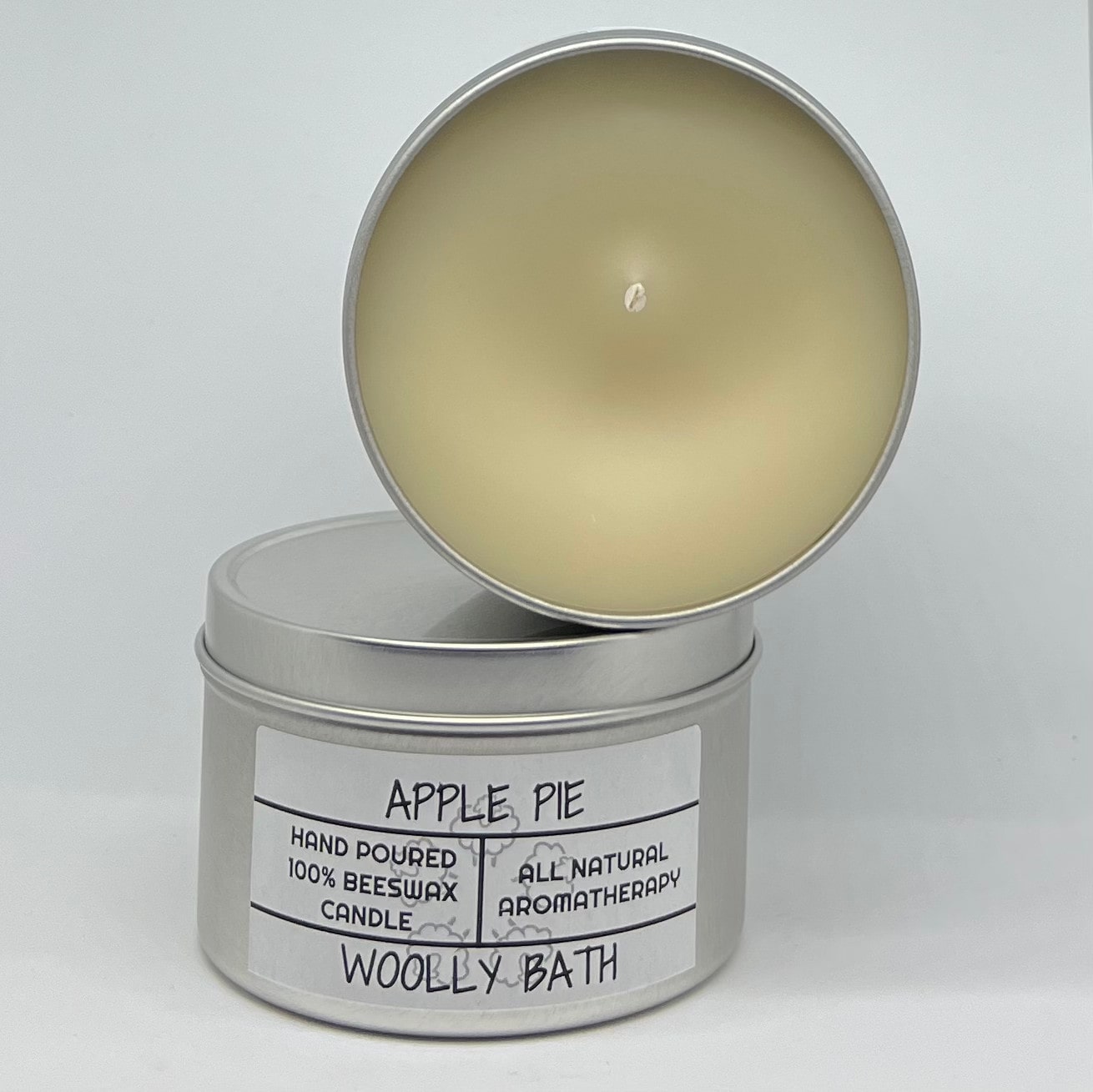 Apple Pie 100% Beeswax Candle - 8OZ