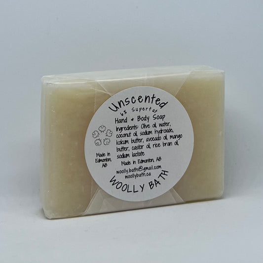 Unscented Face, Hand & Body Soap