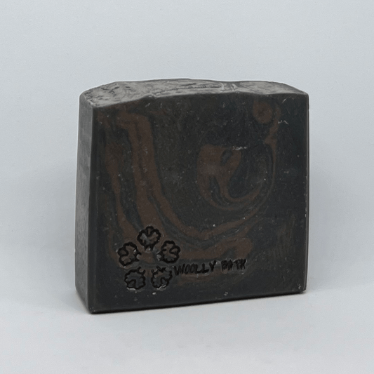 Leather & Bourbon Hand & Body Activated Charcoal Soap
